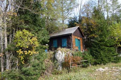 Wochenendhütte auf dem Weg zur Brunnalm in der Veitsch (Sankt Barbara)